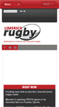 Mobile Screenshot of limerickrugby.ie